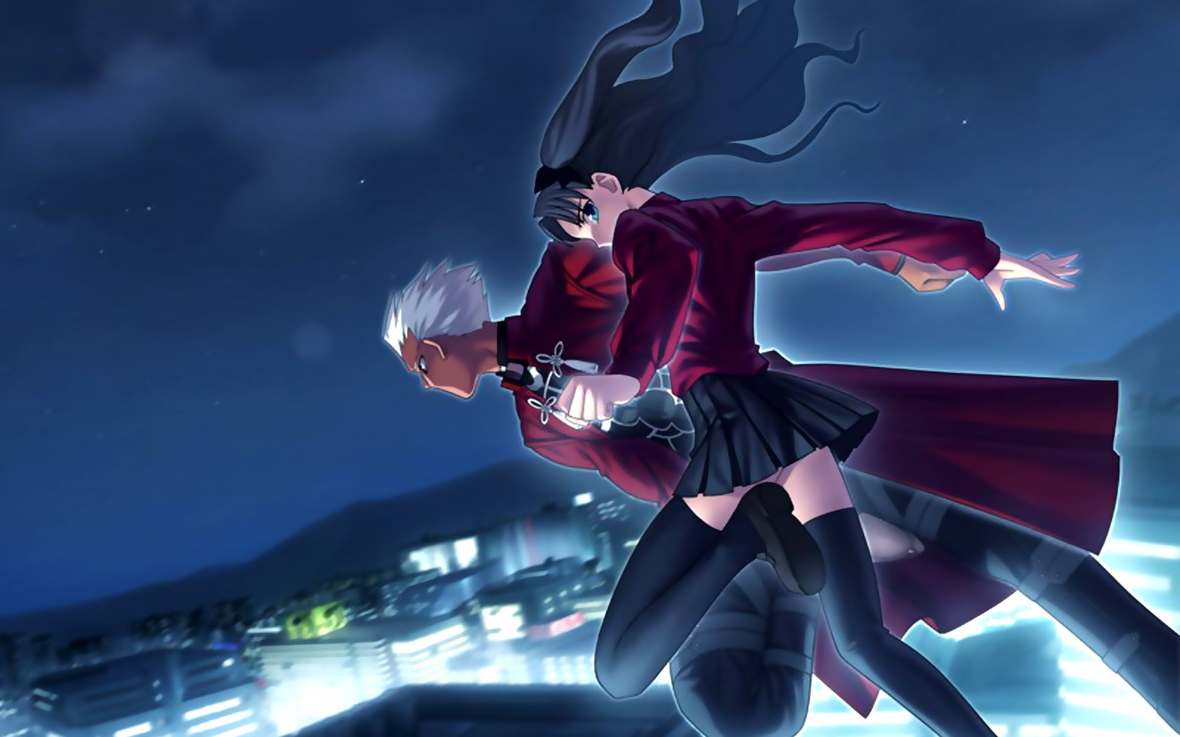 Download Archer and Rin Tohsaka   Fate Stay Night wallpaper