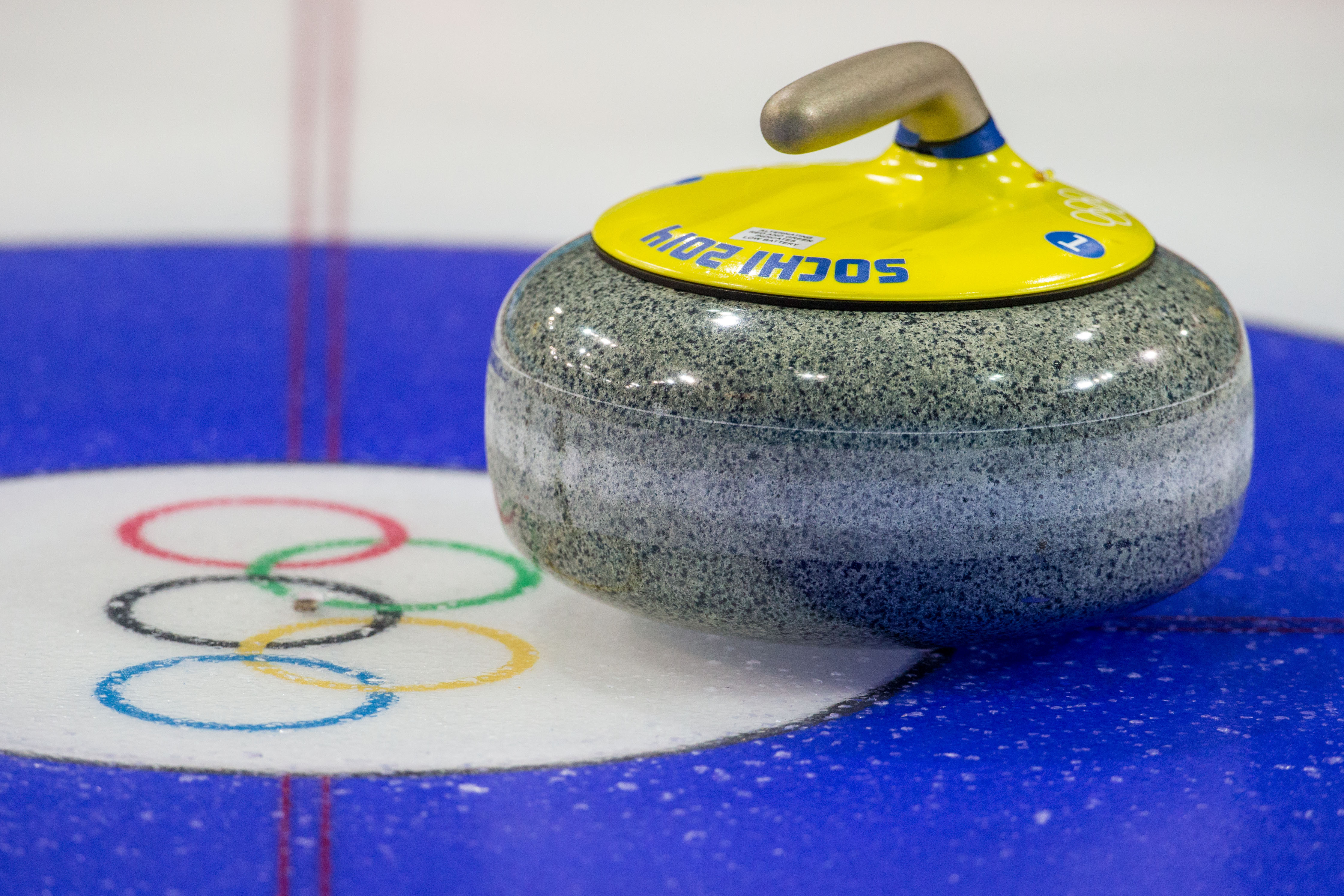 Stone For Curling At The Olympics In Sochi Wallpaper And