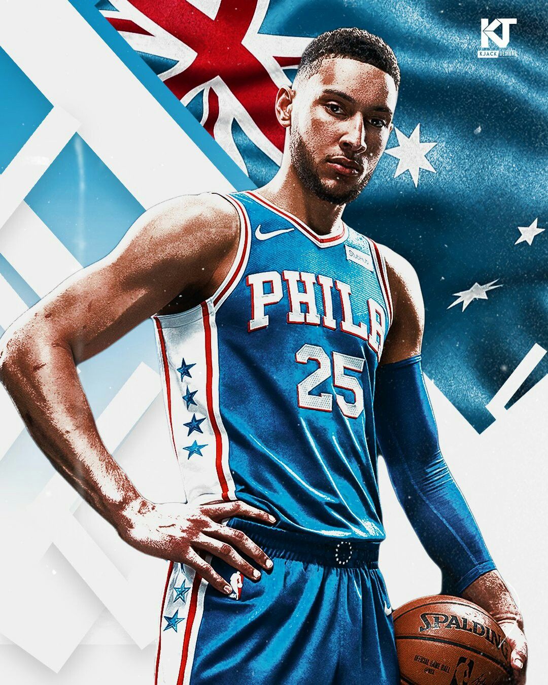 Jr NBA Asia  Download this FREE wallpaper of Joel Embiid and Ben Simmons  from the Philadelphia 76ers  HERE httpowly9dVD50ky4nJ Which  players would you like us to create for you next 