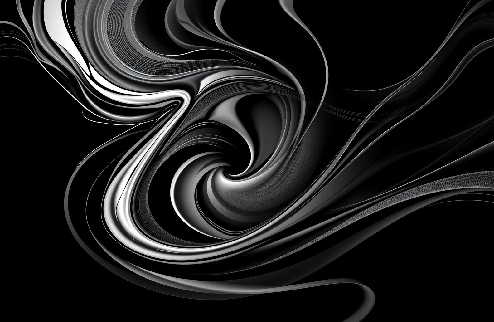 Black And White Abstract Wallpaper
