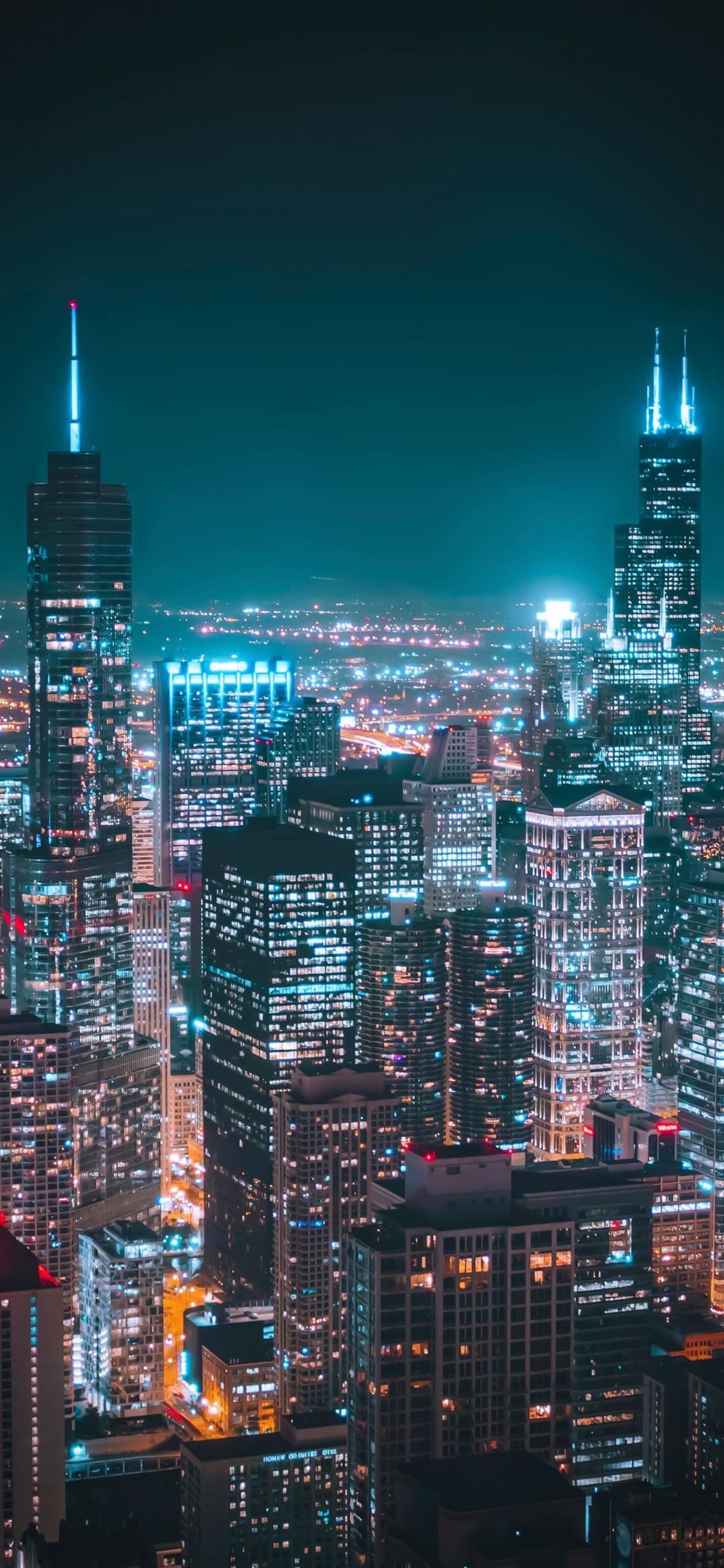 New York At Night iPhone Wallpaper