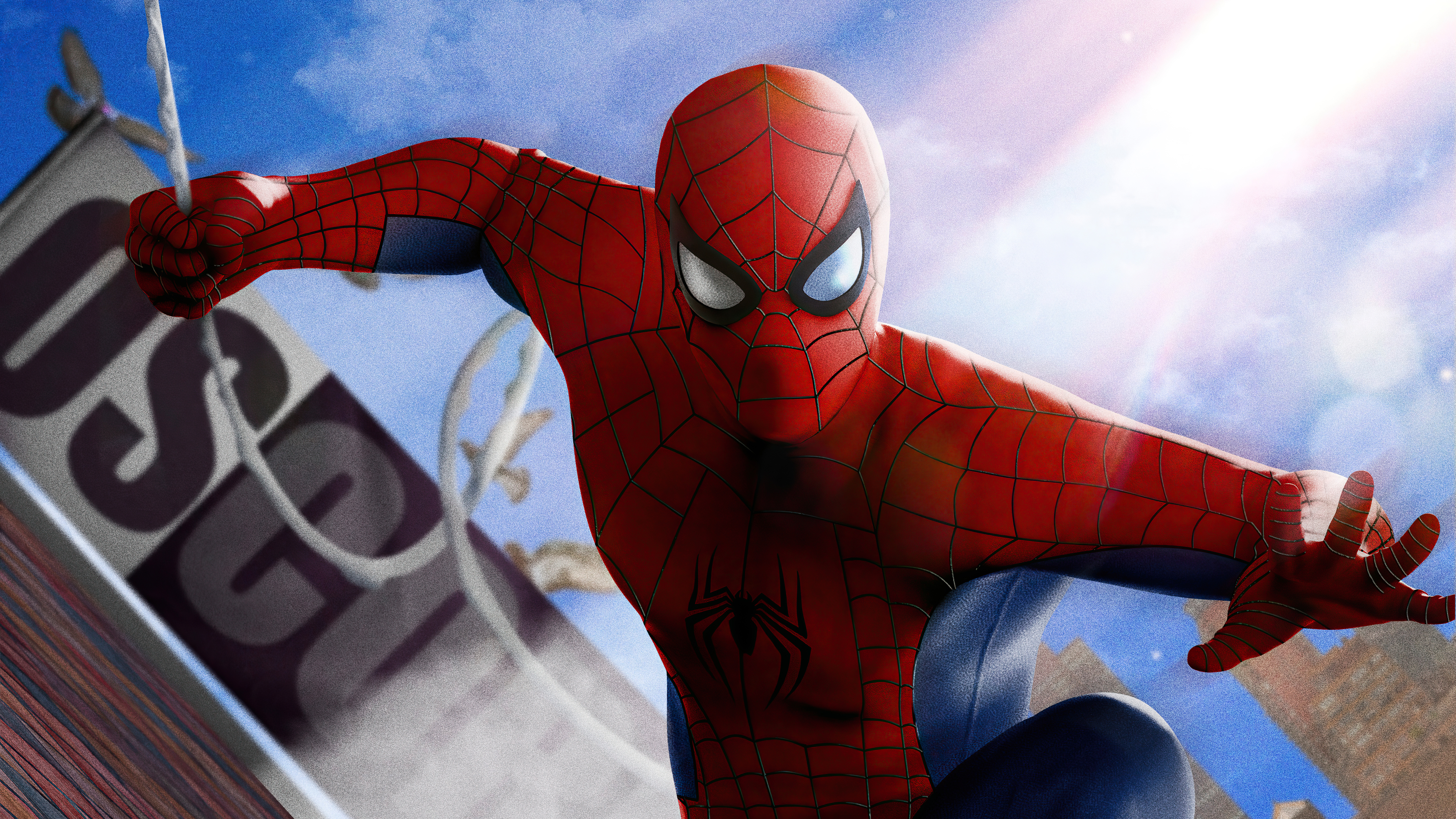 Comics Spider Man 4k Ultra HD Wallpaper By Sergio Navarro