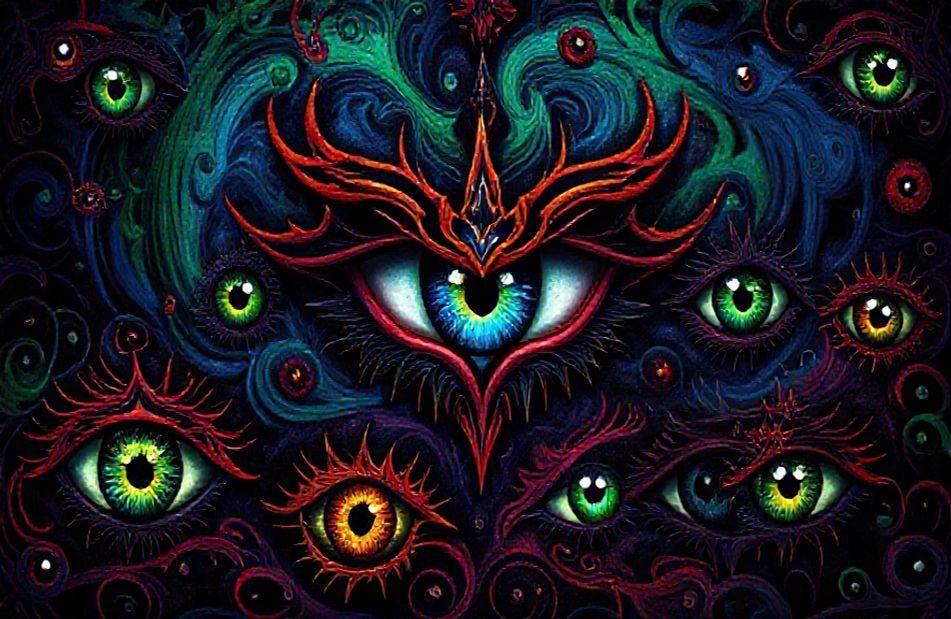 Evil Eyes Wallpaper