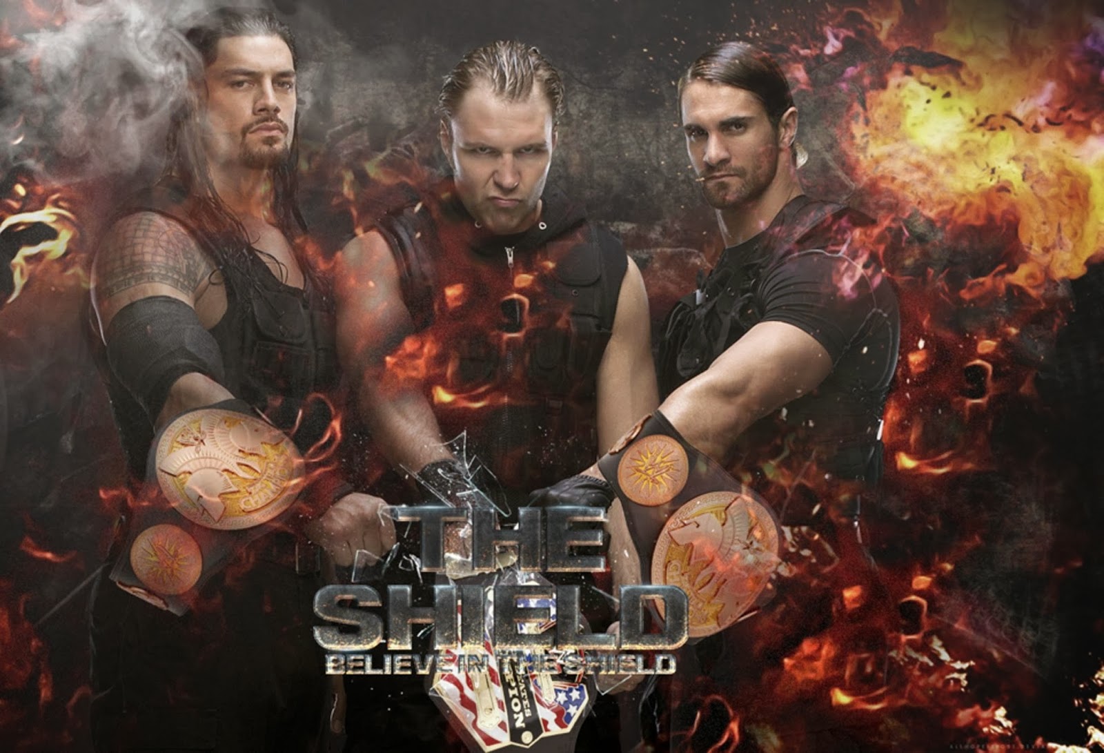 The Shield HD Wallpaper Wwe