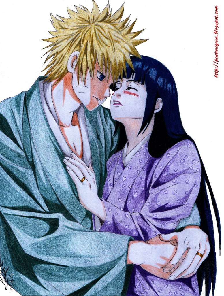 Naruto Y Hinata Kiss By Shinamvec
