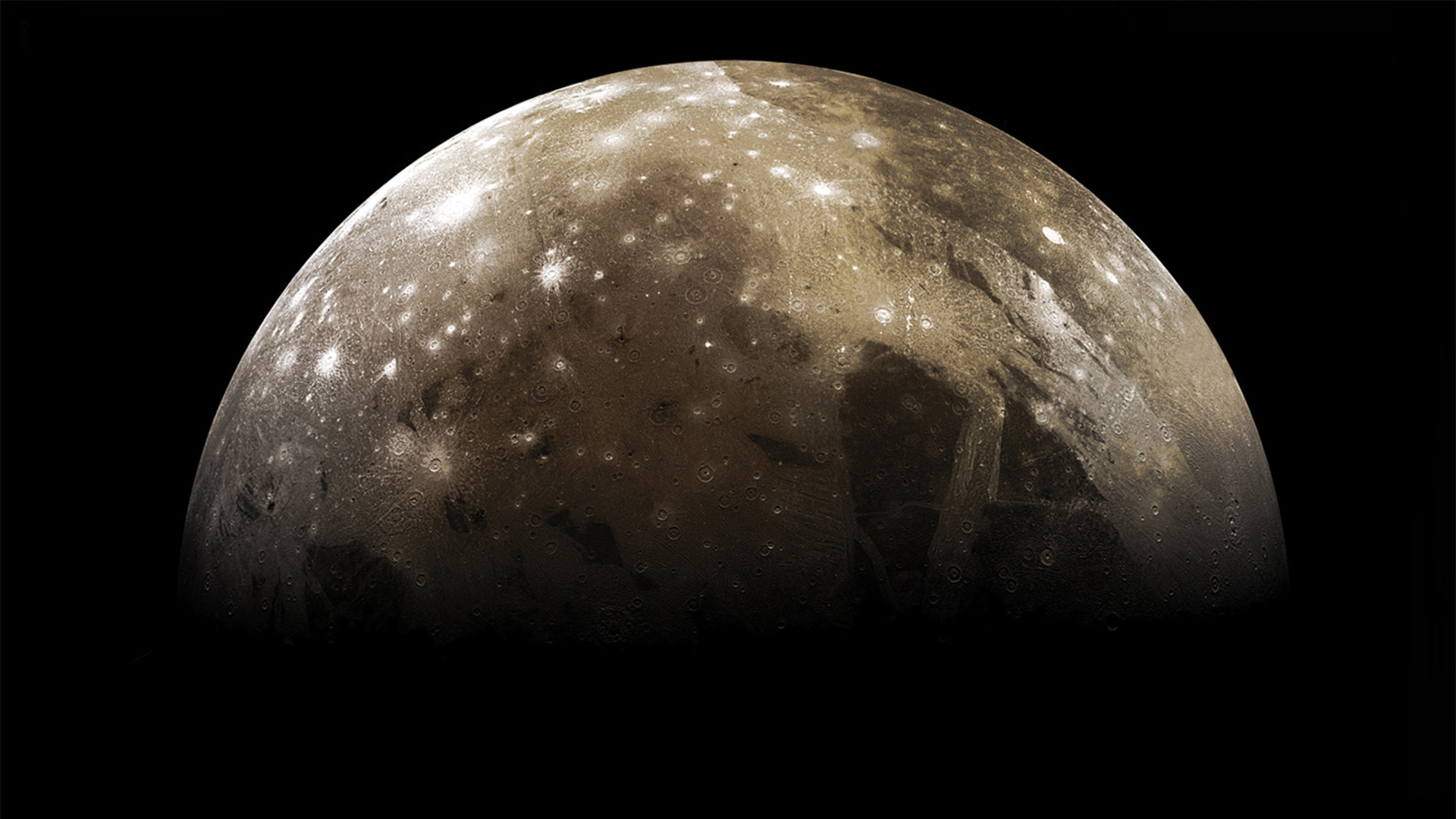 Ganymede The Ninth Largest Object In Our Solar System Space