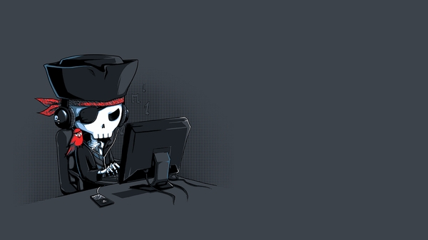 Puters Pirates The Pirate Bay Piracy Skeletons Simple Background