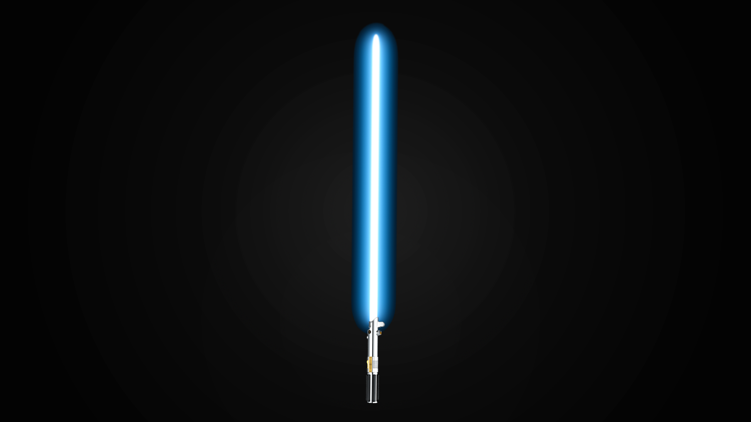 this is a simple but elegant wallpaper with the single lightsaber in 2560x1440