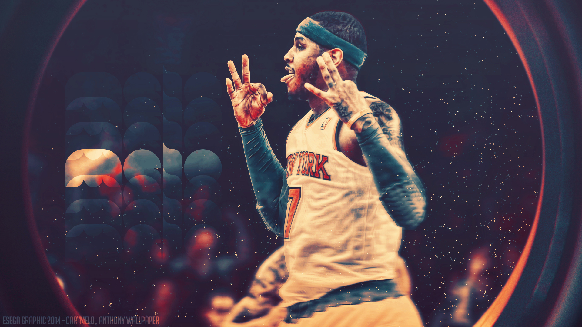 Wallpaper Other Esegagraphic Carmelo Anthony Nyk
