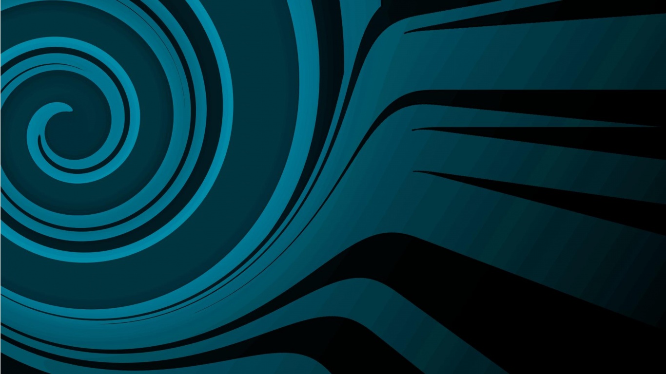 Blue And Black Abstract Wallpapers   1366x768   169772