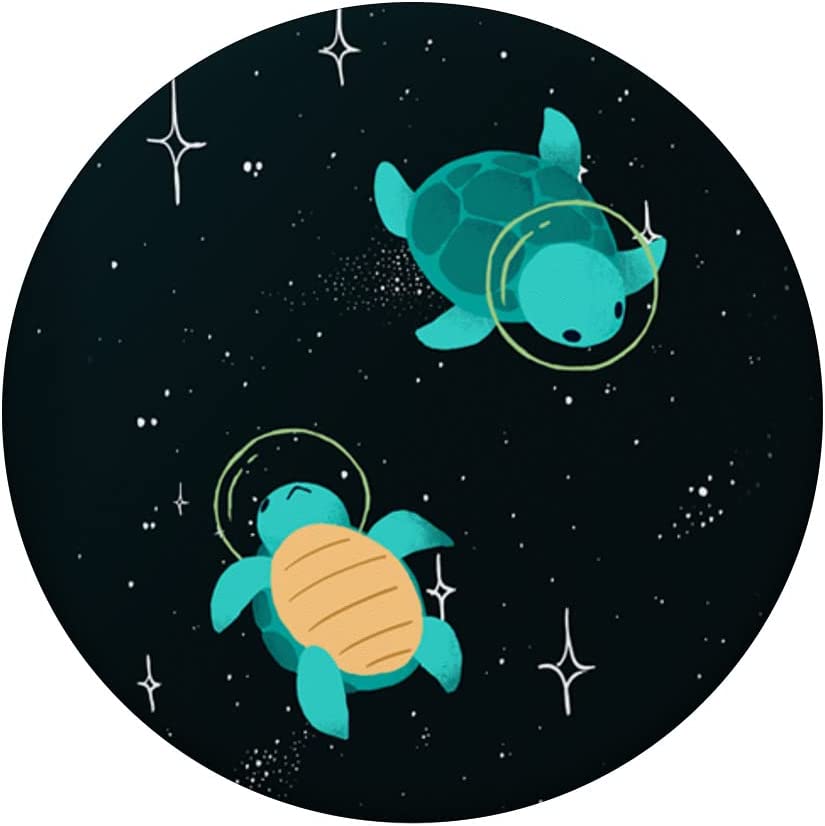 Amazon Cute Turtle Astronauts Flying In Outer Space
