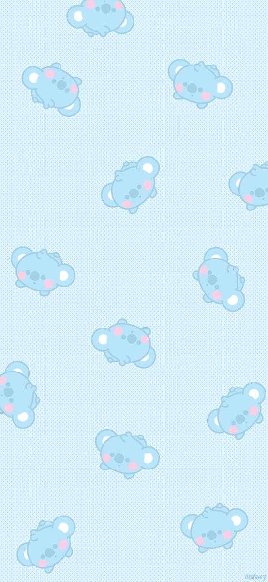 Koya Bt21 Seamless Pattern Oxgpksa0mlehhttx Wallpaper