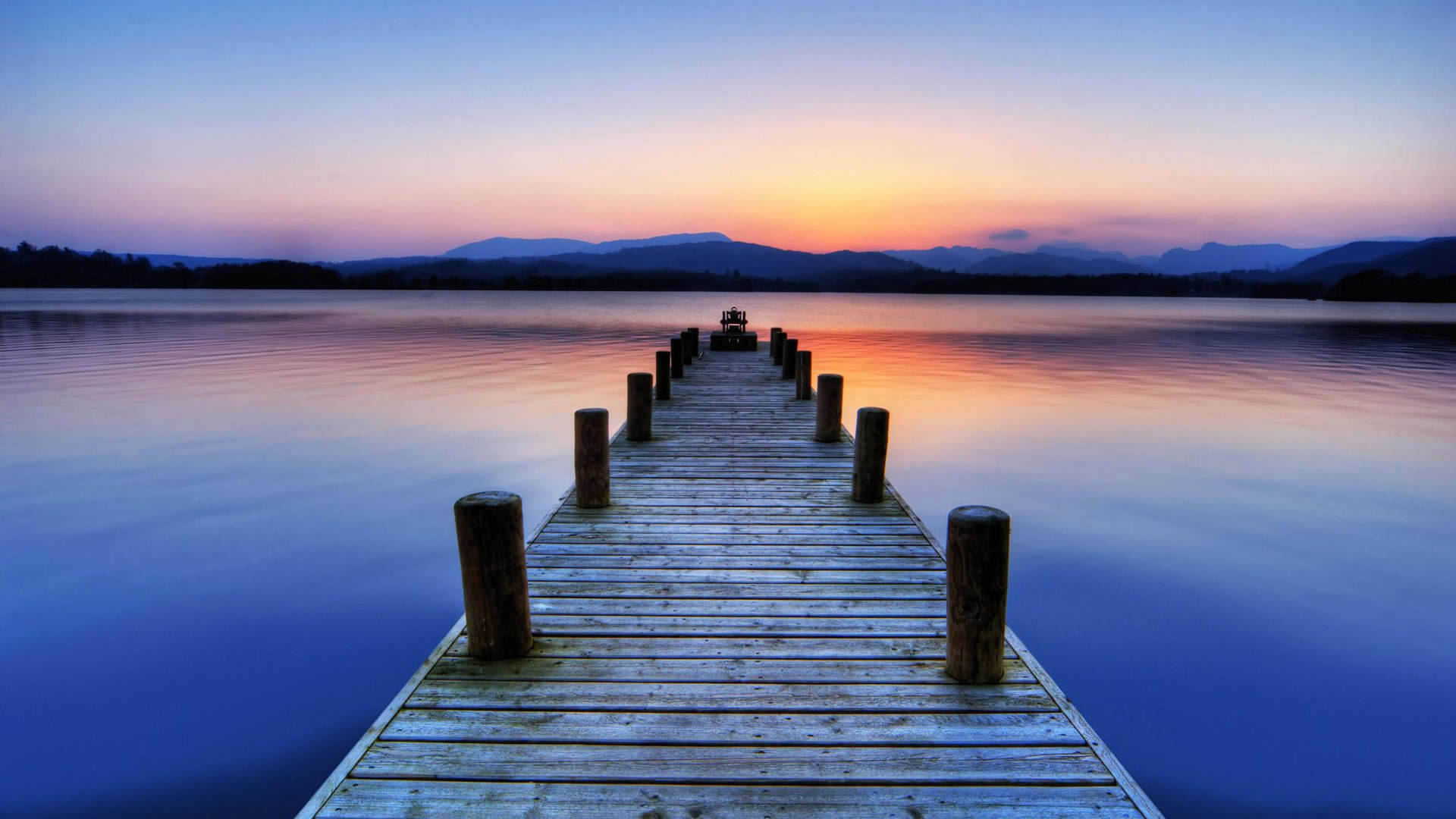 Peaceful Wooden Dock By The Lake Yk8fm83inrujyw4r Wallpaper