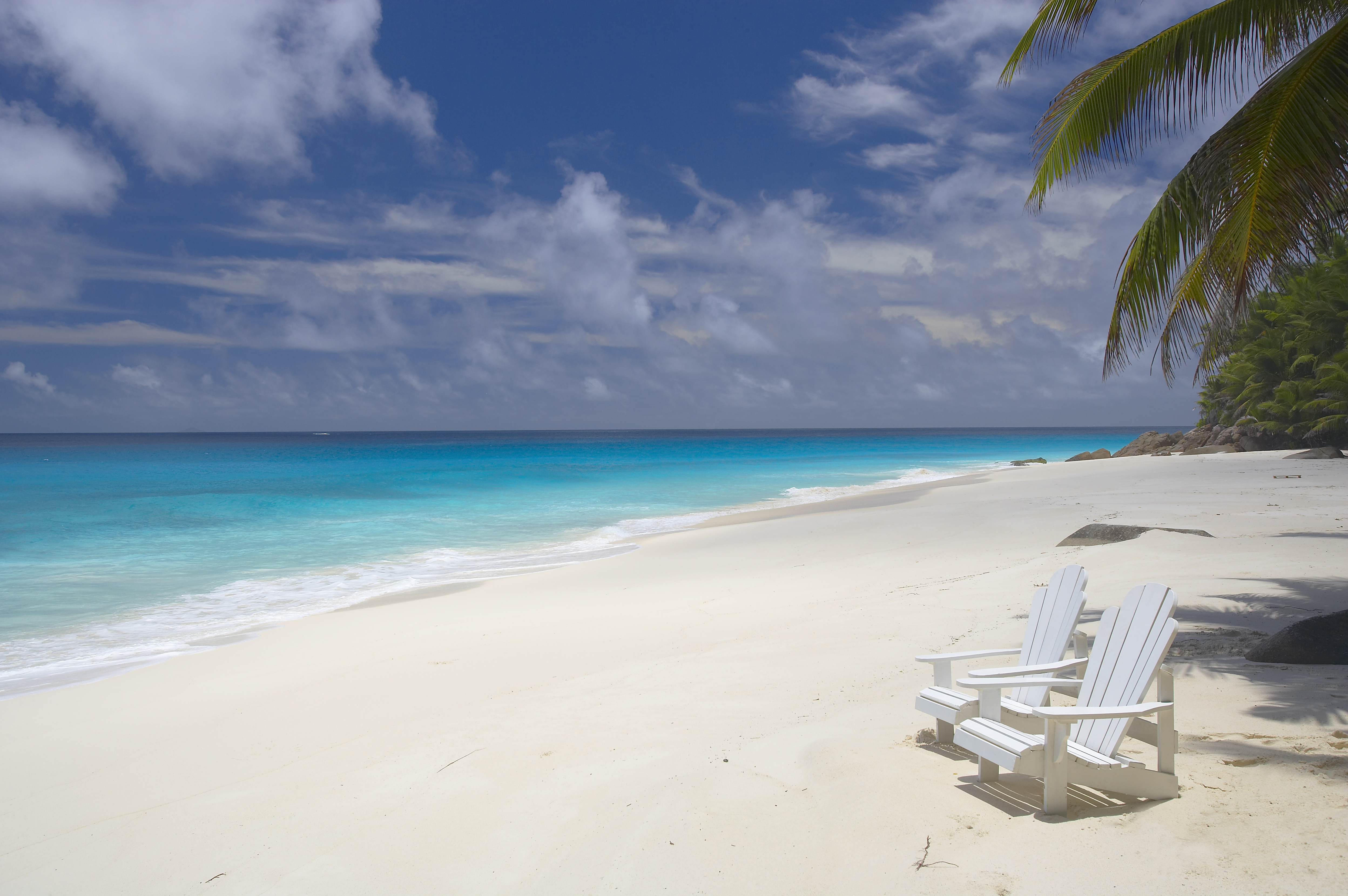 Wallpaper Tropics Ocean Beach Island Seychelles Anse