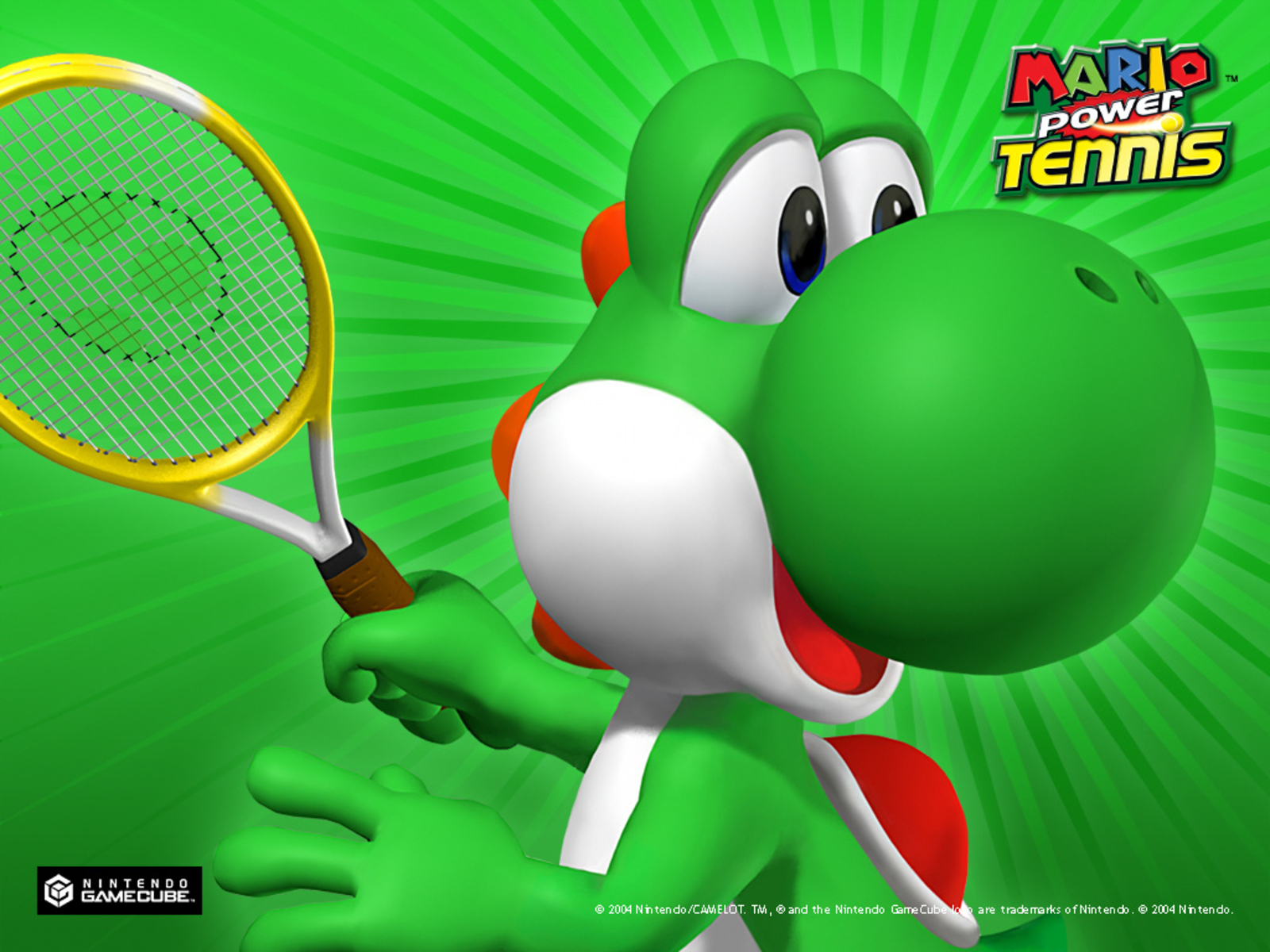 Mario Power Tennis Yoshi Wallpaper