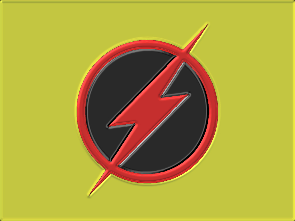 The Flash Symbol Animated Reverse