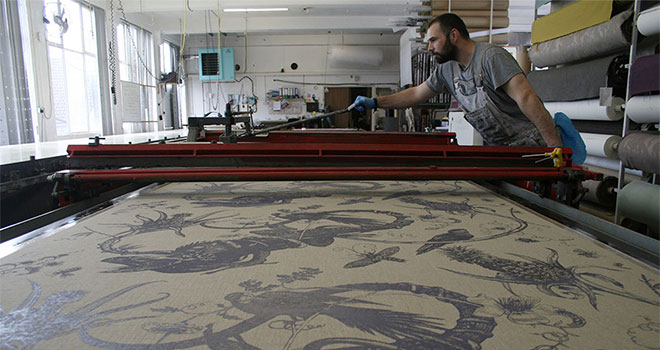Handmade Timorous Beasties Textiles And Wallpaper Design