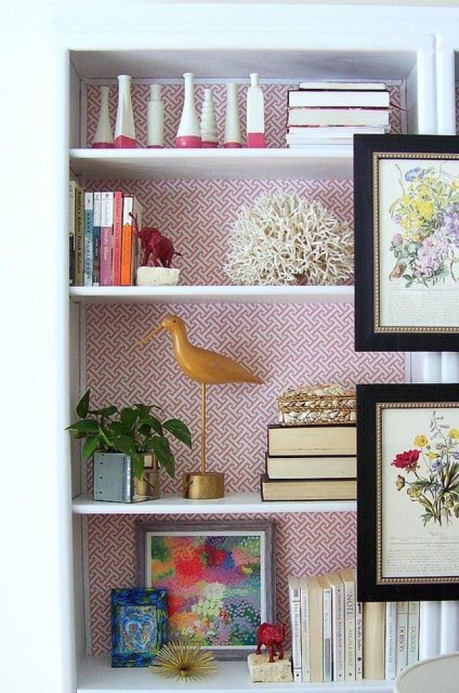 Brilliant Ways To Beautify Boring Bookshelves With Image