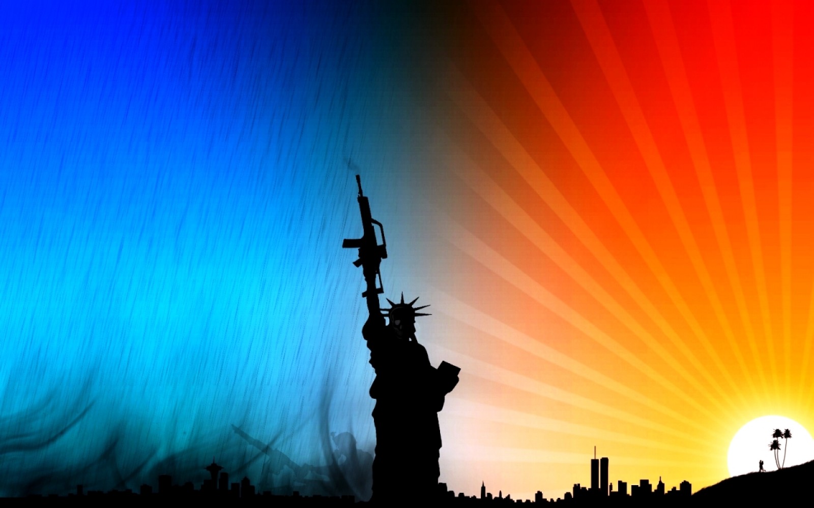 Statue Of Liberty Abstract Wallpaper Travel HD