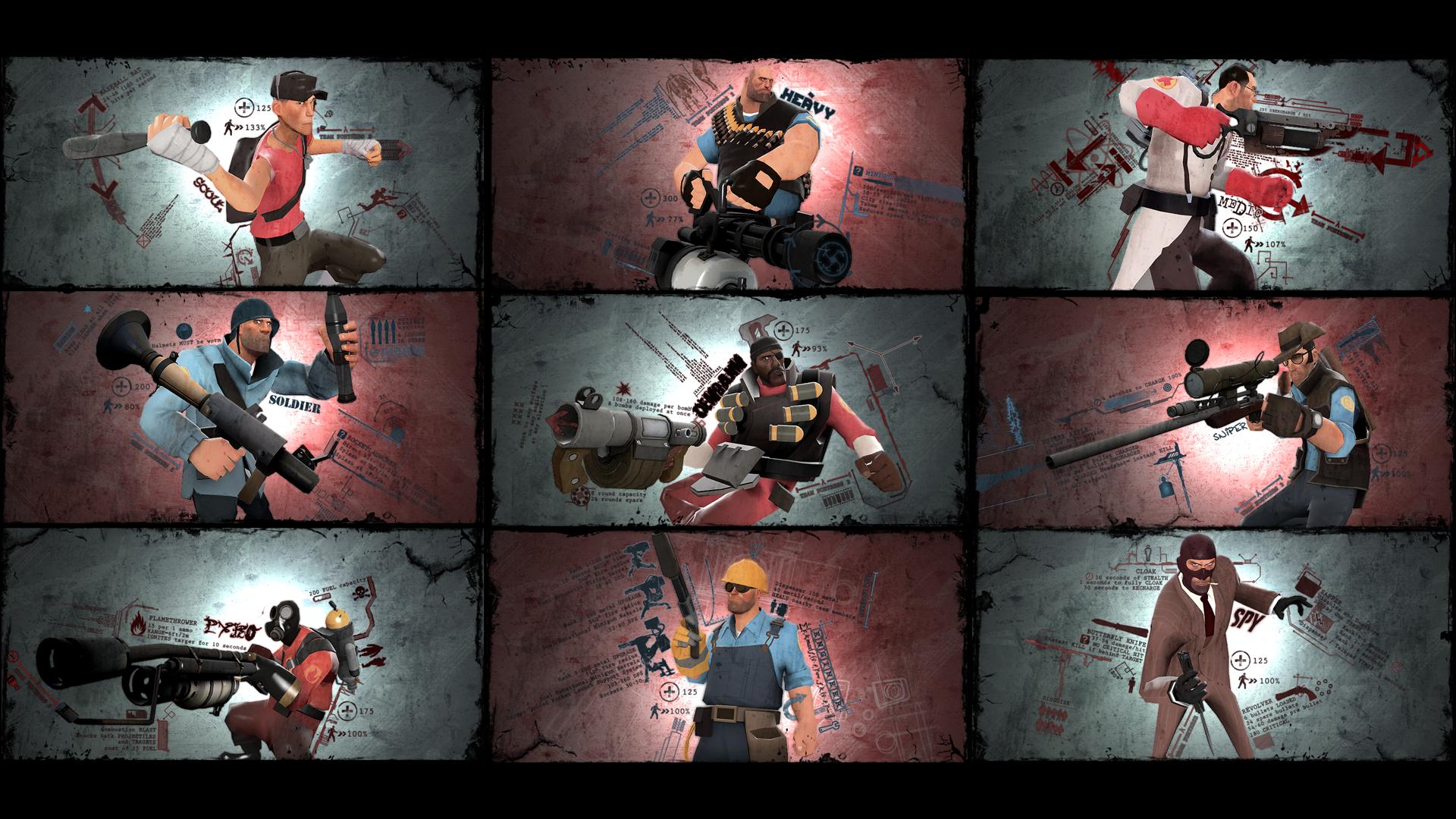 Team Fortress HD Wallpaper
