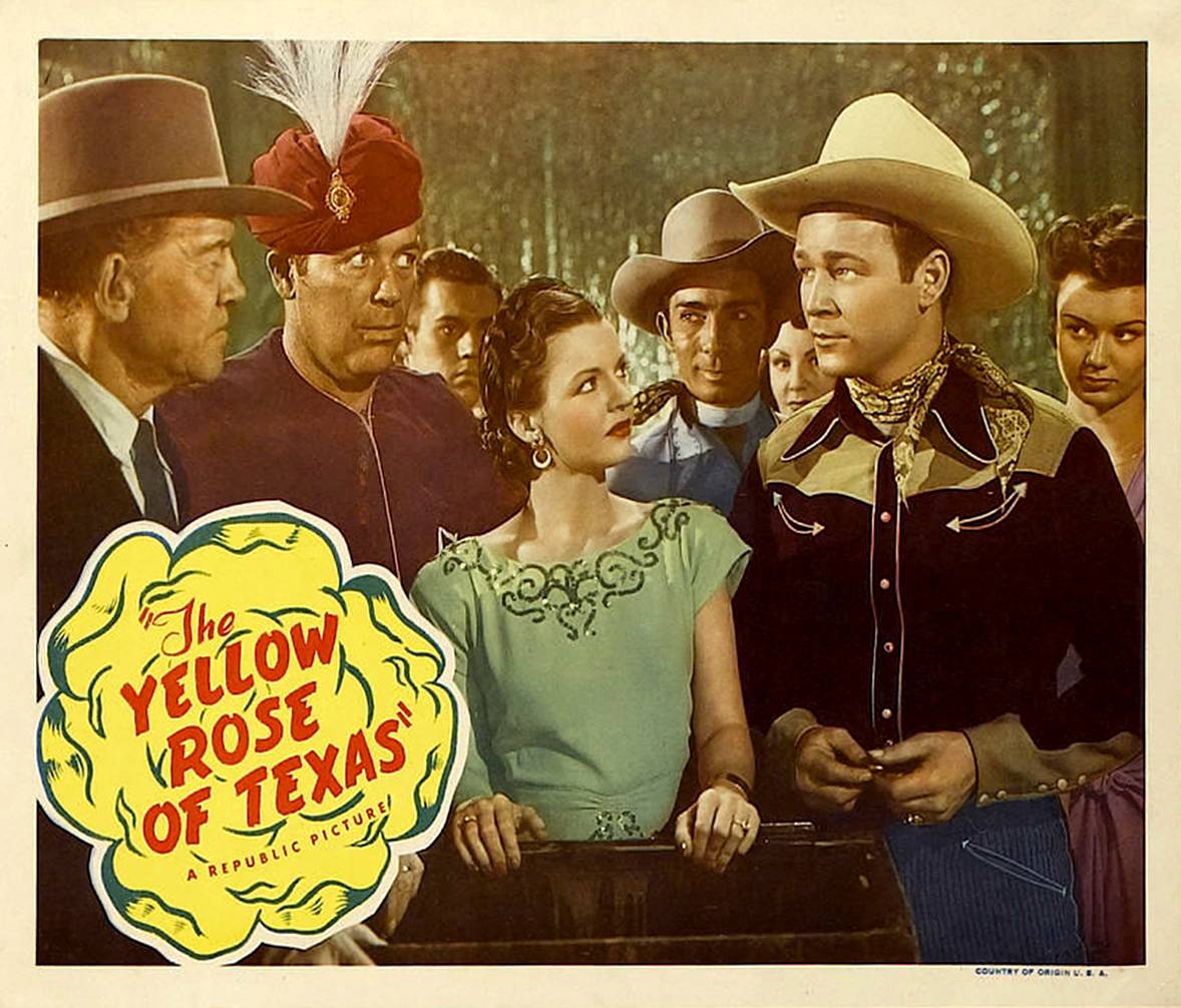 Of Texas The Yellow Rose Is A American Western Film