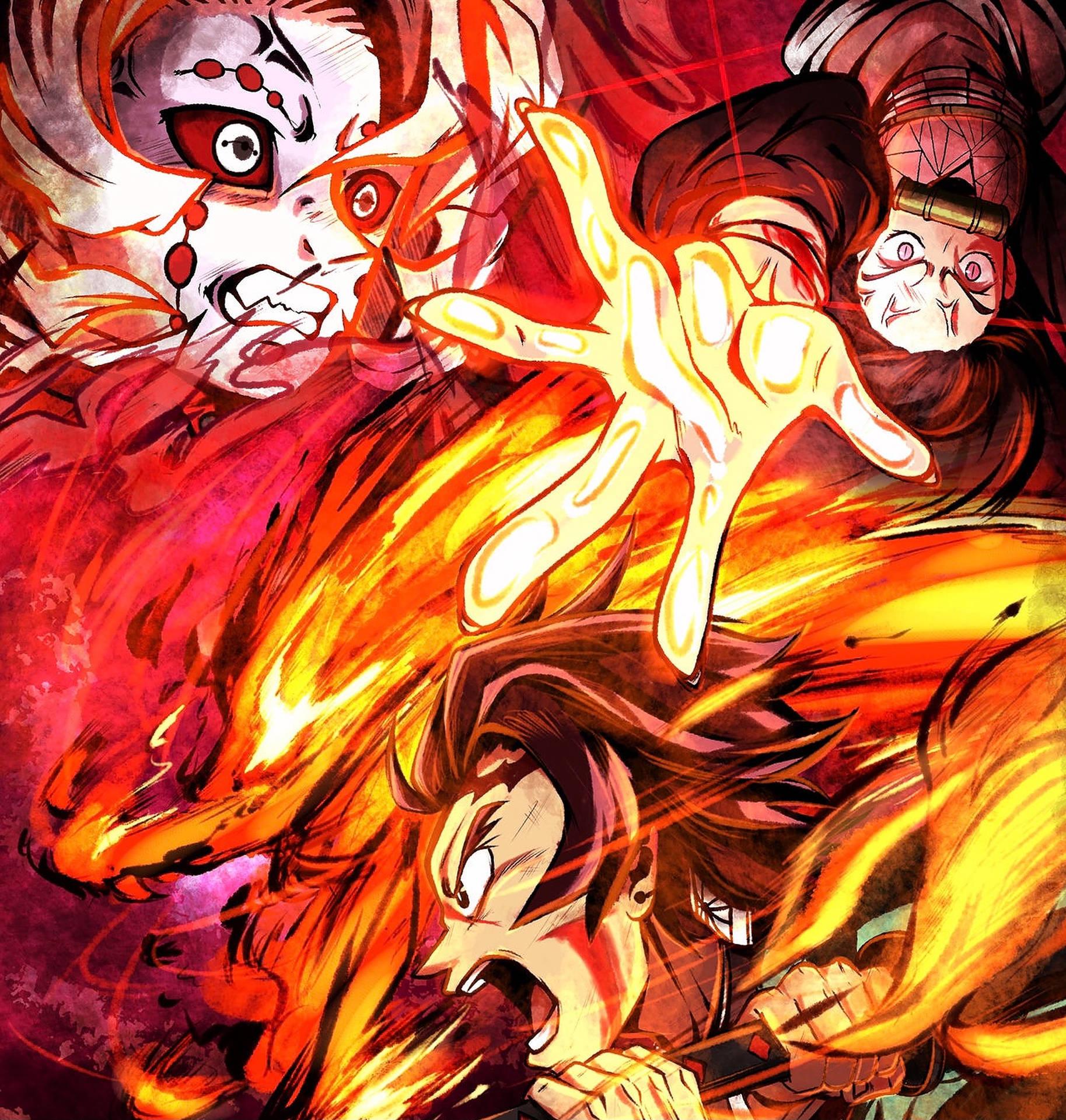 Hinokami Kagura Summon Wallpaper