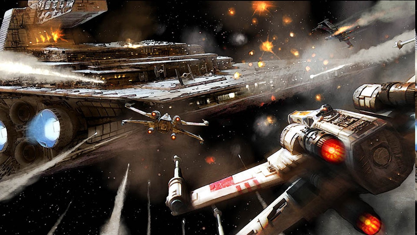 Star Wars X Wing Destroyer Science Fiction Rebel Alliance Wallpaper