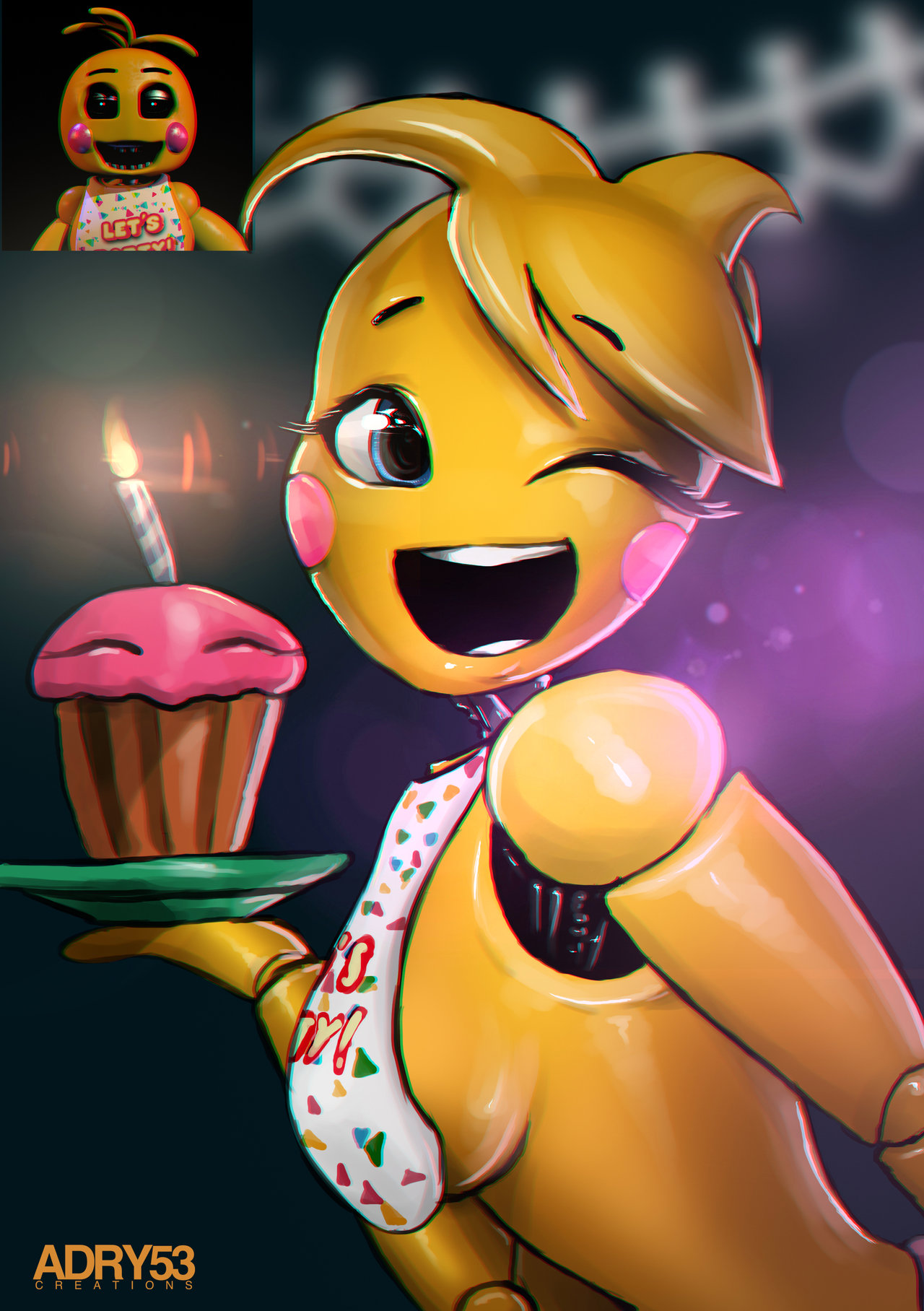 Toy Chica Fnaf By Adry53