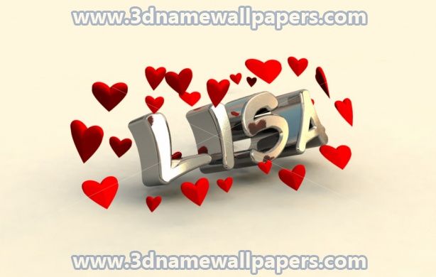lisa name wallpaper   Google SearchGames Web Design 3D Wallpapers 614x390