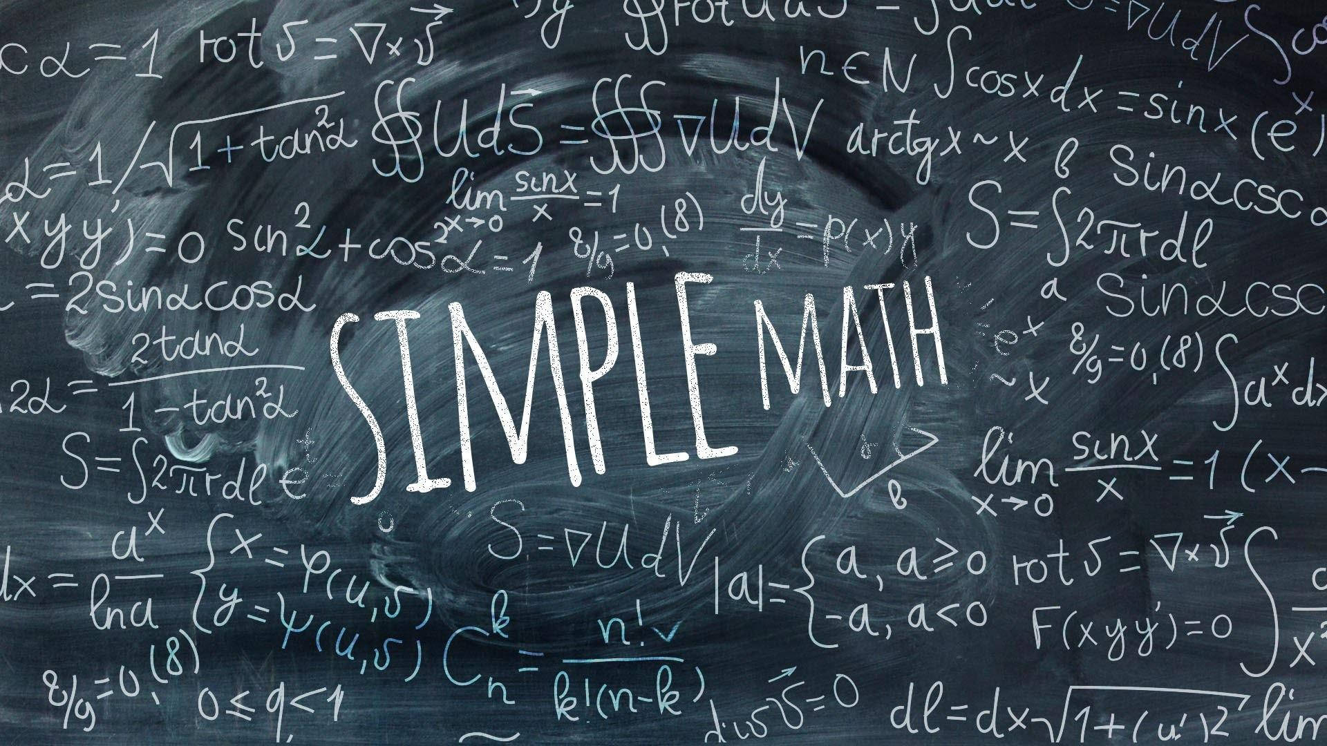 Mathematics Simple Math Equations Howvehczt20negwo Wallpaper