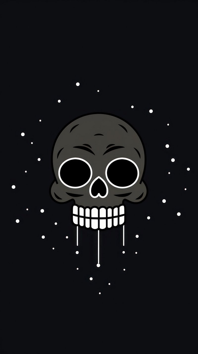 Dark Skeleton Wallpaper Image