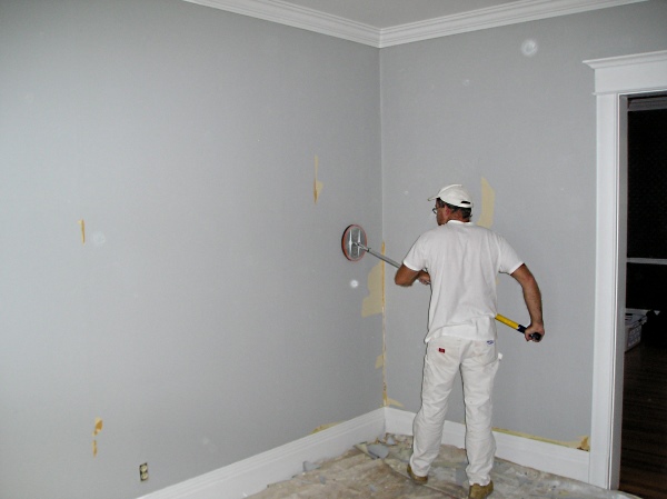 Sanding walls smooth after stripping wallpaper 600x449