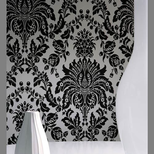 🔥 [46+] Black and White Flocked Wallpapers WallpaperSafari