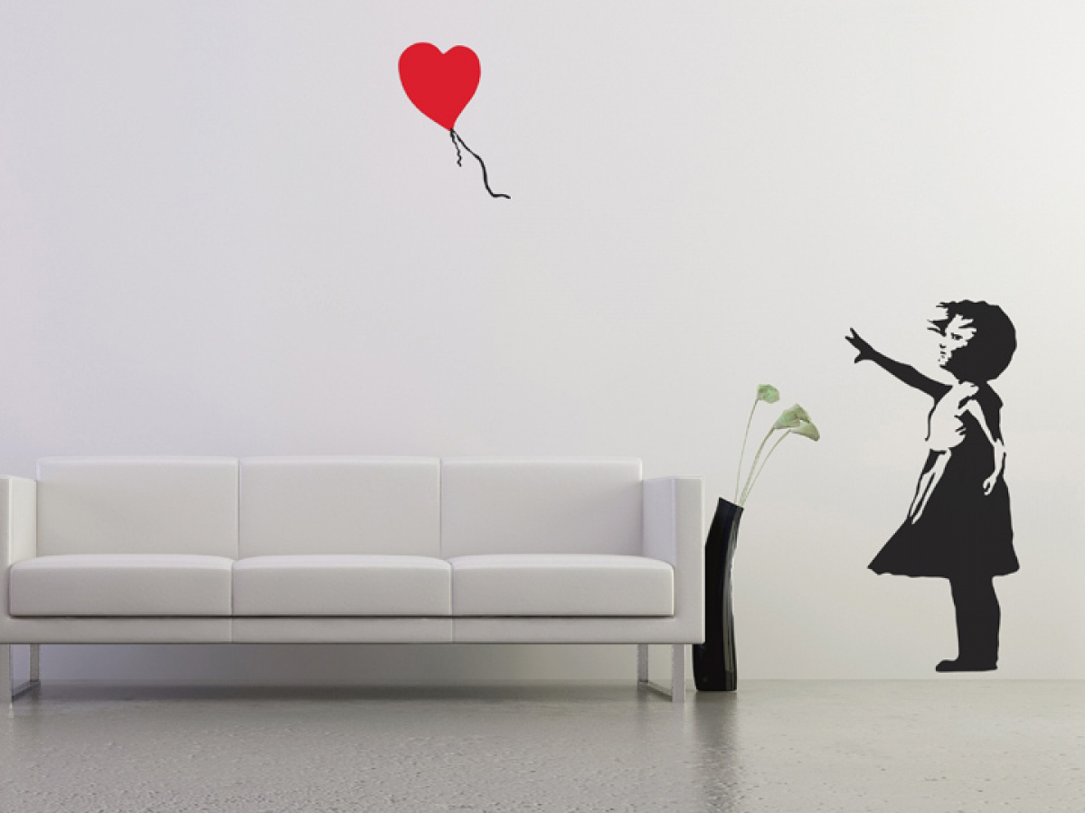Banksy Balloon Girl Wallpaper