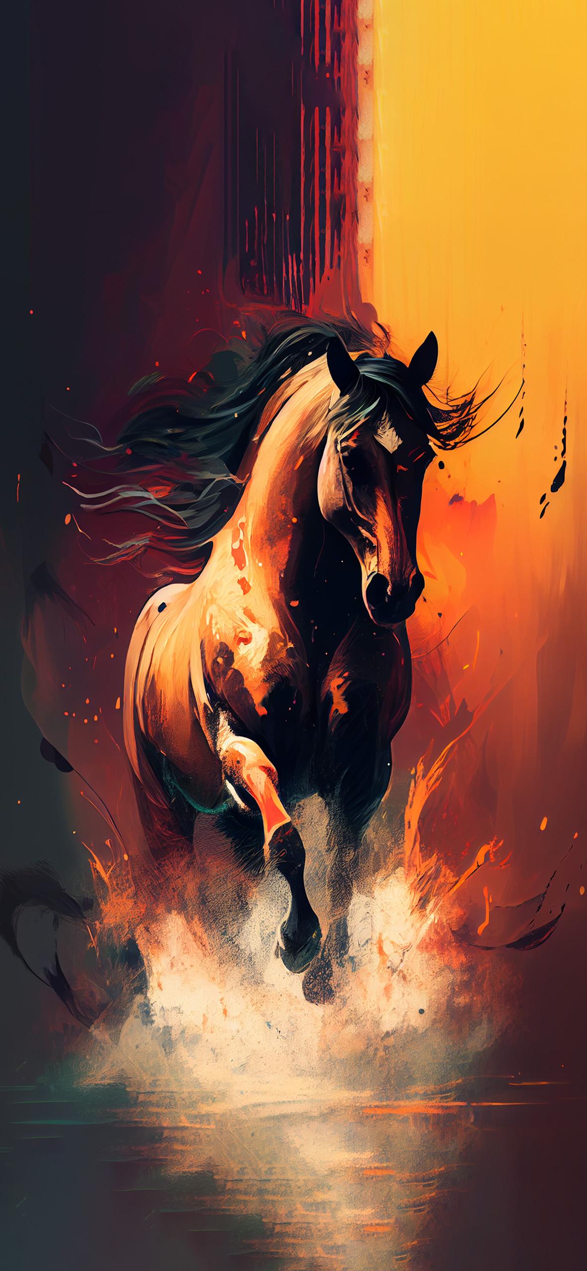 Horse Aesthetic Wallpaper For iPhone