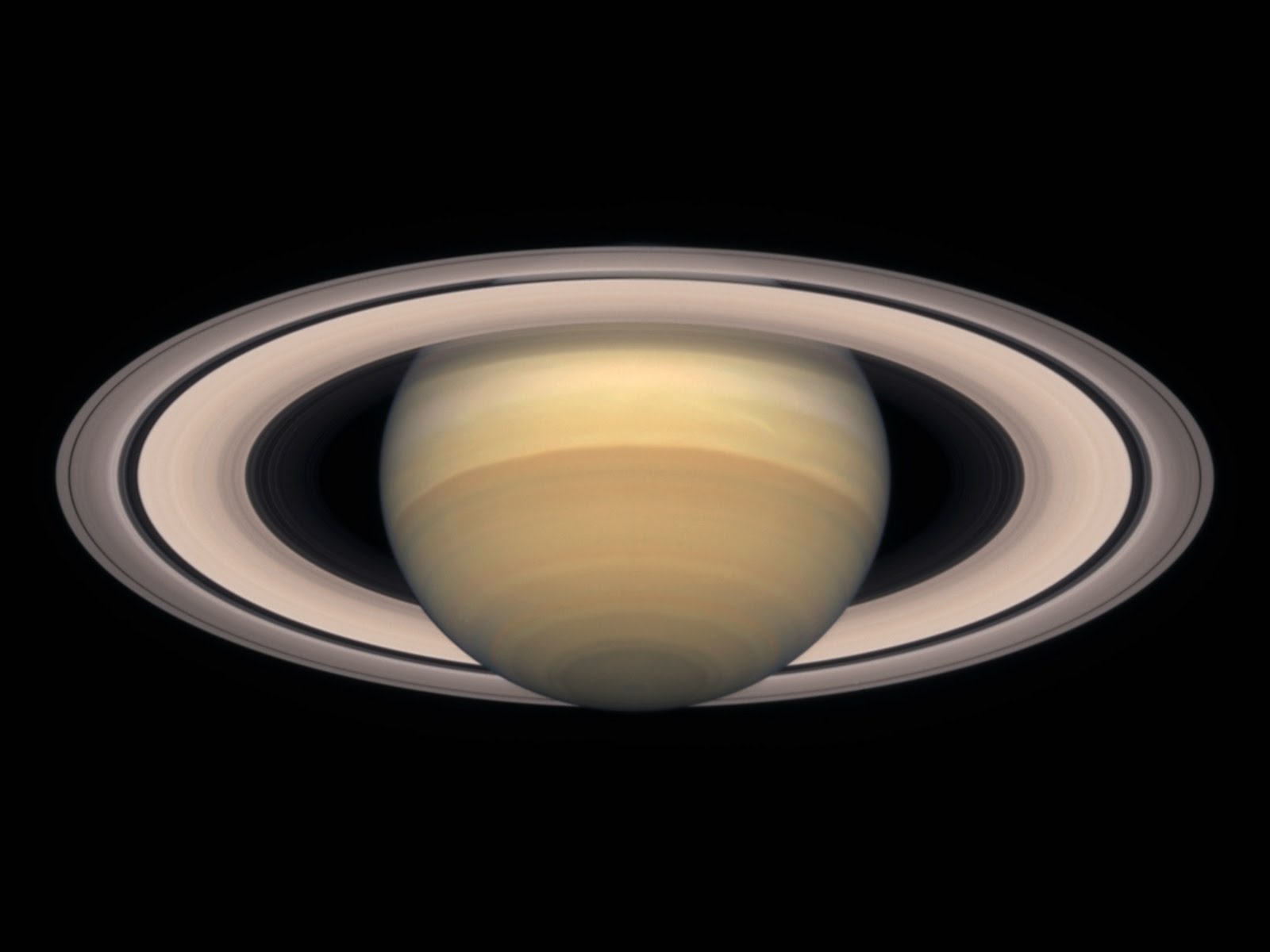 Saturn Pictures Seen From Near And Far Hubble
