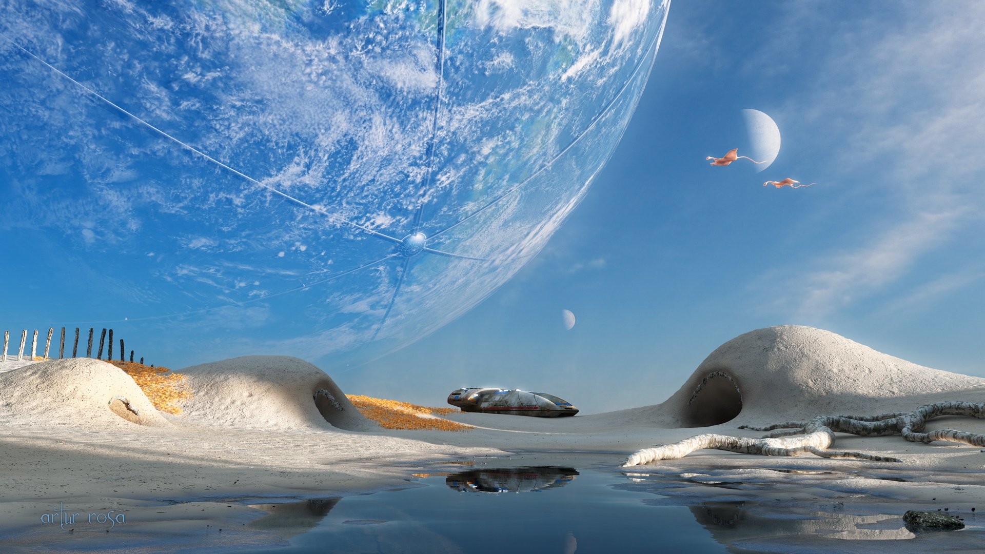Sci Fi Landscape Wallpaper