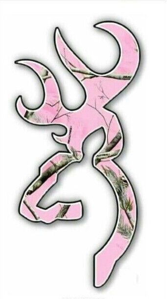 Pink And Camo Browning Background