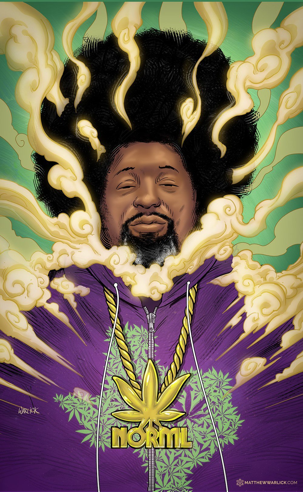 Free download AfroMan Poster Art Matthew Warlick [1000x1622] for your ...