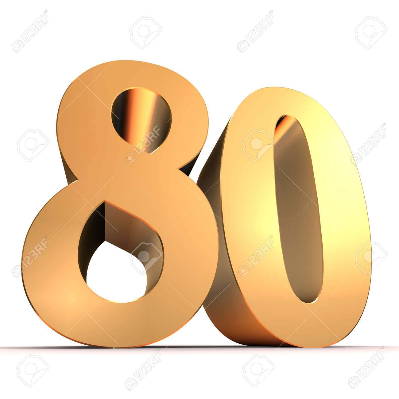 Golden Number Stock Photo Picture And Royalty Image