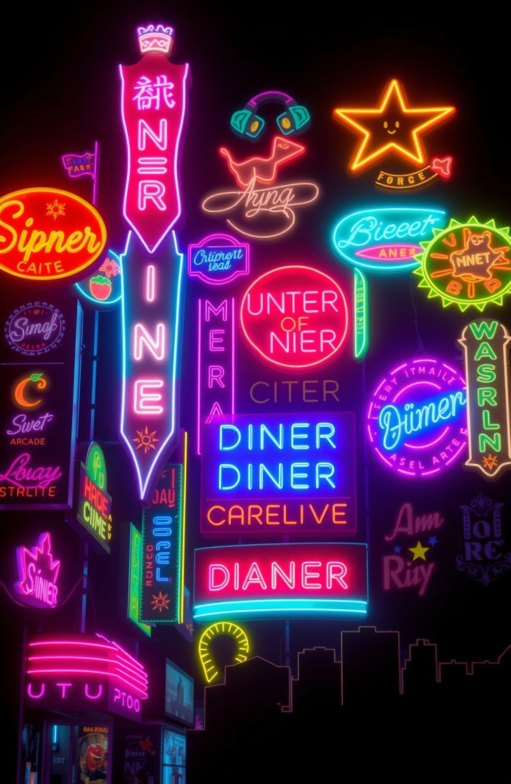 Neon Signs Wallpaper