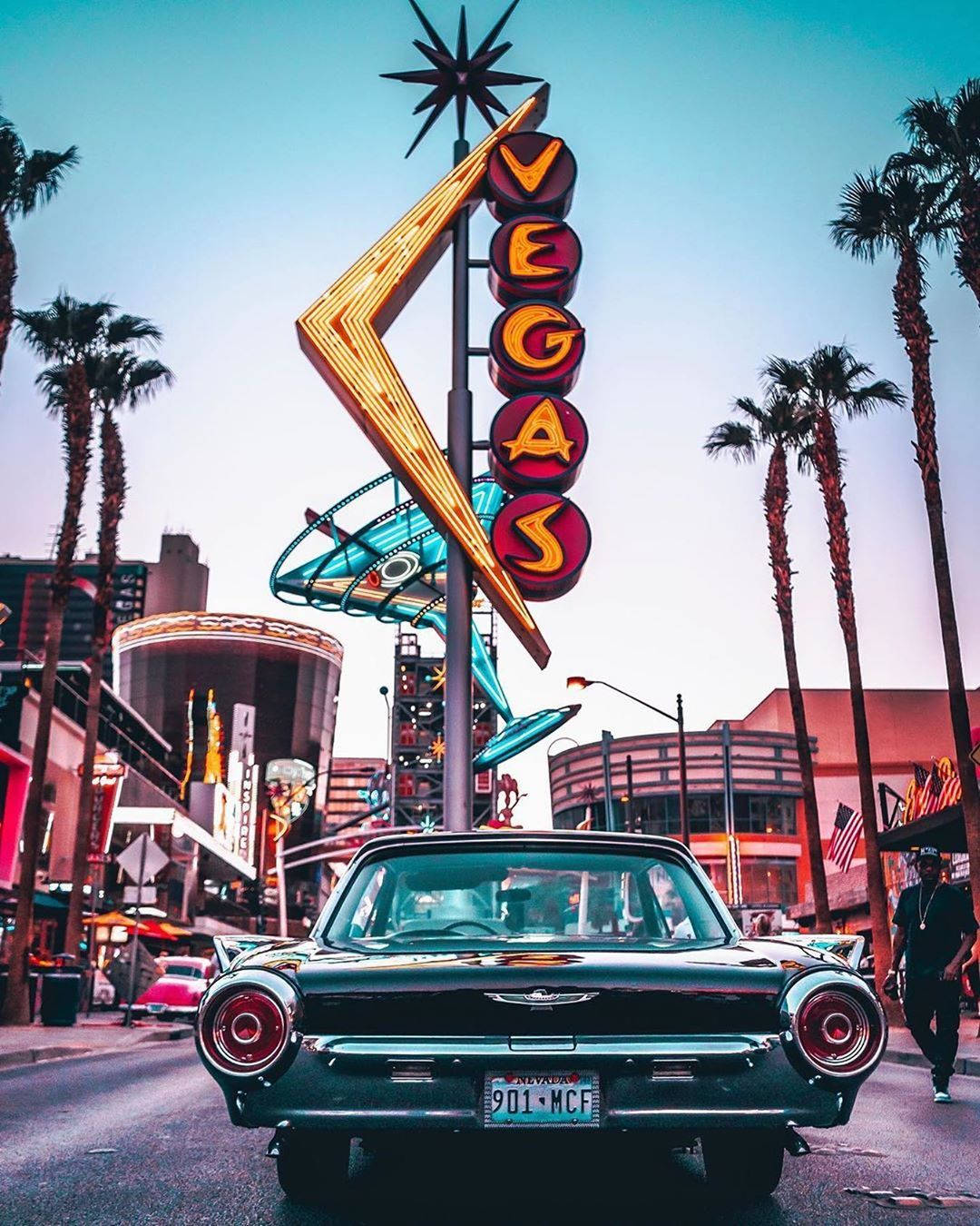 Las Vegas iPhone Post Signage Wallpaper