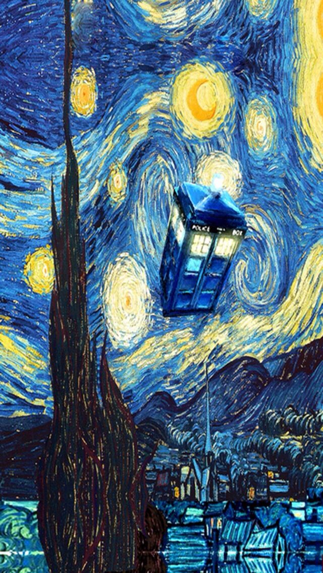 Doctor Who Van Gogh Phone Background