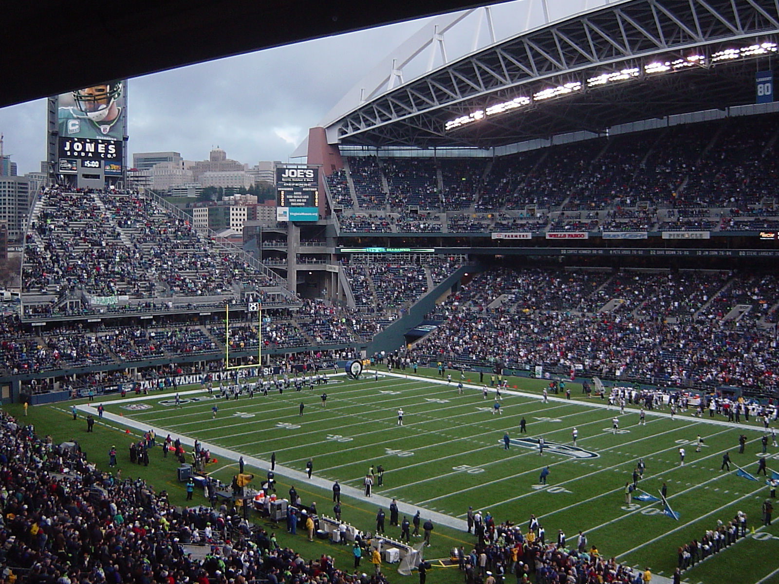 Download wallpapers CenturyLink Field, Seattle, Washington, USA, Seattle Seahawks  stadium, american football stadium, NFL, National Football League, Seattle  Sounders FC stadium, Major League Soccer, MLS for desktop with resolution  2880x1800. High Quali