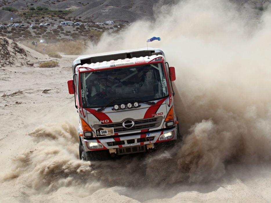 Hino Dakar Offroad Racing Race Truck Wallpaper