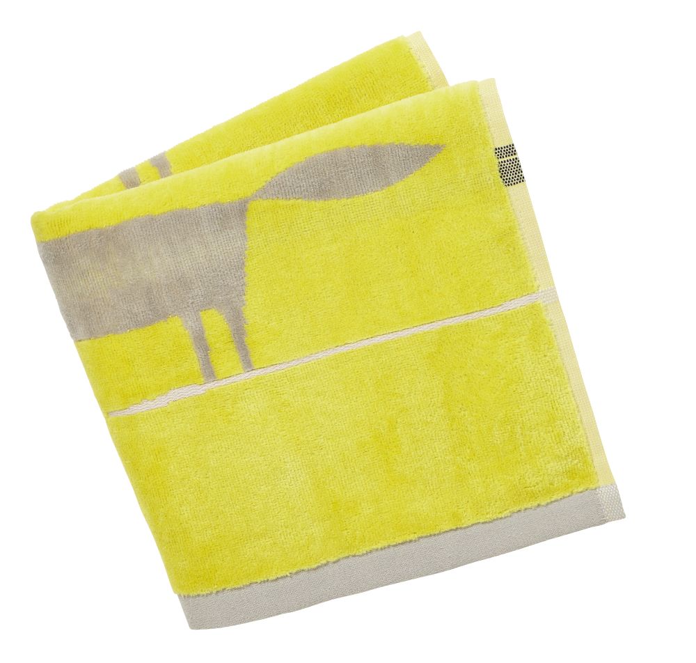 Mr Fox Citrus Guest Towel By Scion Wallpaper Direct