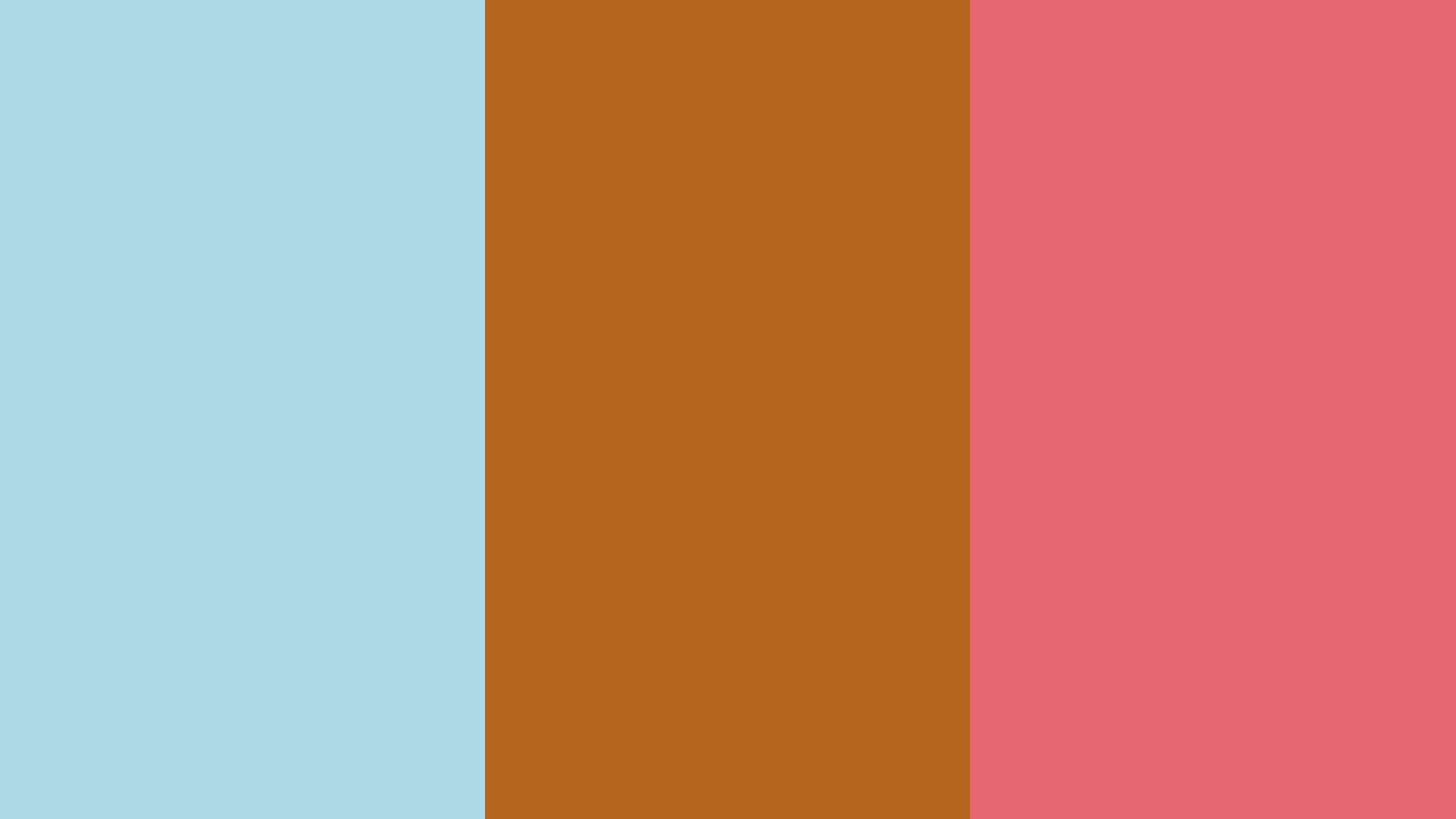 Light Blue Brown And Carmine Pink Three Color Background