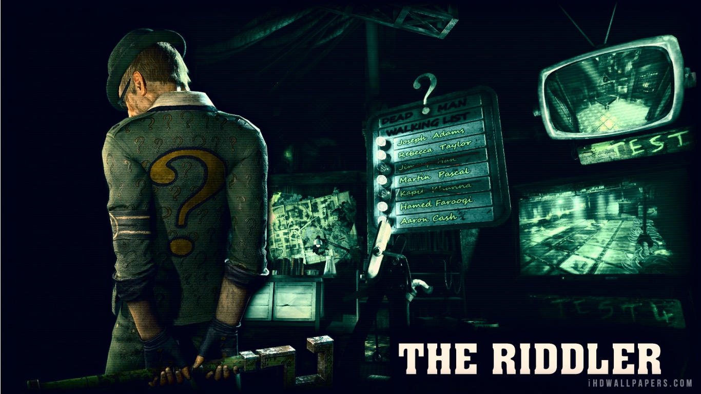 The Riddler In Batman Arkham City HD Wallpaper IHD