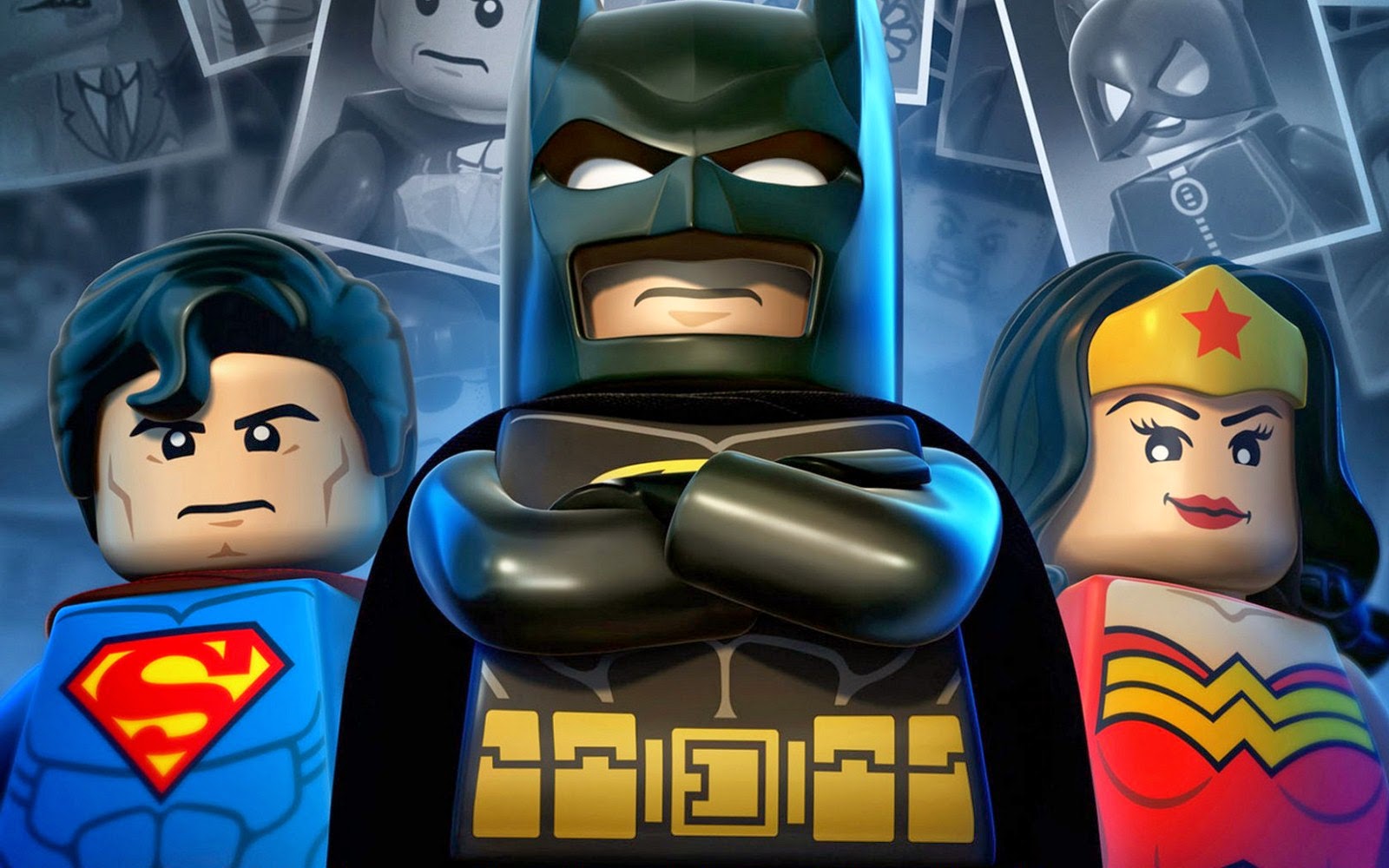 Lego Superman Batman And Wonder Woman HD Desktop Wallpaper