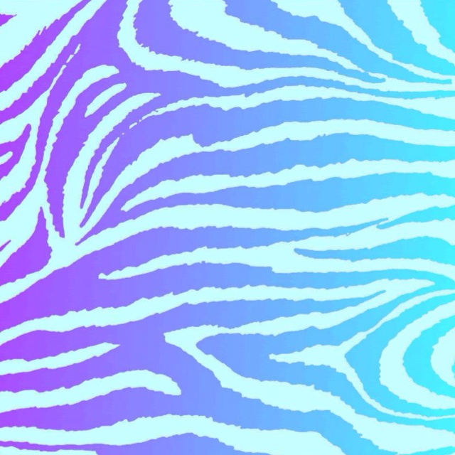 Purple And Turquoise Zebra Print S